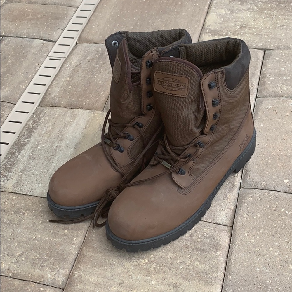 Field and stream boots Leather